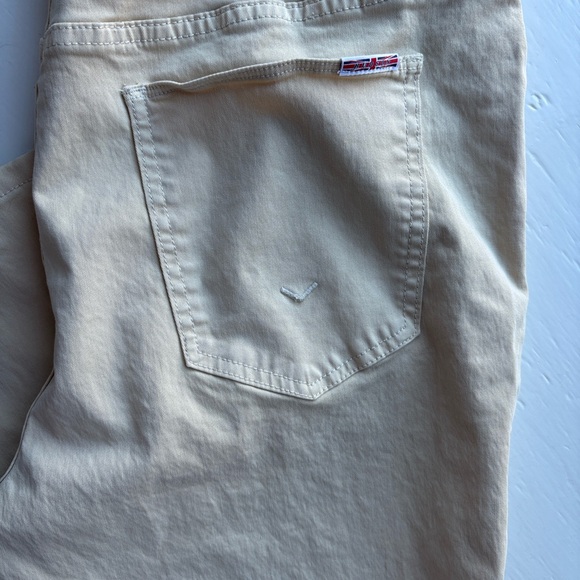 Hudson Men’s Ace Skinny Ivory Cotton Chino Pants Size 38 - Picture 10 of 11